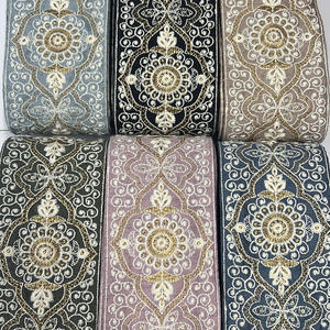Cutwork Lace Embroidery Designs Heavy Black Cord Lace Fabric Laces Fabrics for Women Tulle Fabric <b>Sequin</b> Fabric Mesh Fabric Lace - Product Image 1