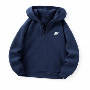 Ensemble de jogging pour hommes en gros, logo personnalisé, survêtement à demi-zip, pantalon de survêtement deux pièces, vêtements de sport décontractés, fabricant OEM/ODM - Product Image 4