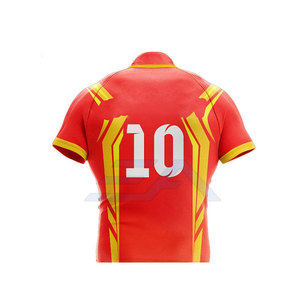 Uniforme de Rugby Personalizado de Alta Calidad, Secado Rápido, Transpirable, Ecológico, 100% Poliéster ENROBE APPAREL 280g para Hombre - Product Image 4