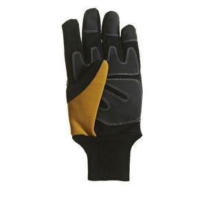 ถุงมือหนังป้องกันการบาดคุณภาพสูง ผลิตในปากีสถาน 12 ชั้น ป้องกันเลื่อยยนต์ พร้อมที่จับสำหรับผู้ใหญ่ - Product Image 3