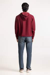 2026 Best Quality 400gsm Heavyweight Cotton French Terry Boxy Cropped Eco-Friendly Embroidered <b>Hoodie</b> <b>Fleece</b> Autumn Customized - Product Image 6