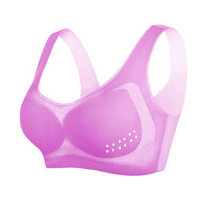 Top Selling Wholesale Fitness Women Sexy Sports <b>Bra</b> Fitness Breathable Solid Gym Running High Support Seamless Sports <b>Bra</b> - Product Image 6