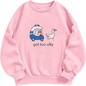 Wholesale Women Clothing High Quality Quick Dry Sweatshirt Custom Long Sleeve Sweatshirts Crewneck Pullover Sweatshirt for Women - Product Image 1