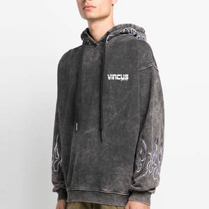 Nuevo Diseño, Sudaderas con Capucha para Hombre, Estilo Acid Wash, Bajo MOQ, Precio Económico, Venta en Línea - Product Image 3