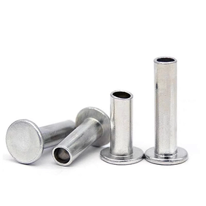 Remache Semitubular de Cabeza Plana Delgada de Acero Inoxidable 304, Aluminio, Cobre y Latón, Modelo Ovalado M2 M10 LB-0376 - Product Image 1