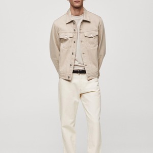 Veste de mode classique grande taille hommes col veste en jean meilleure qualité usine fabricant automne hiver pour hommes - Product Image 6