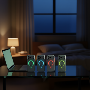 Funda Oficial IP16 para Teléfono Móvil con Cordón, Anillo Magnético, Material TPU+PC, Diseño Transparente y Luminoso - Product Image 2