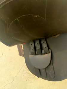 Selle de cheval de saut anglais tout usage en cuir marron foncé fait à la main - Product Image 3