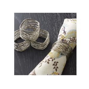 Stainless Steel Wire Napkin Holder Simple Napkin Ring Use for Hotel Restaurant Table Decor Napkin Loop in Best Price - Product Image 1