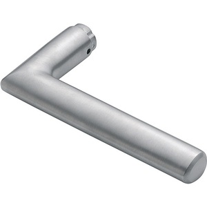 Cubiertas de manija de puerta de acero inoxidable mate Stockholm E1140Z, para eje cuadrado de 8 mm, DIN Izquierda/Derecha, pieza HOPPE para orificio de manija de puerta - Product Image 1