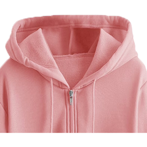 Vestido Sudadera de Forro Polar para Mujer, Personalizado, 100% Algodón, Transpirable, Resistente al Viento, Ecológico, Diseño Bordado en Relieve en la Parte Delantera - Product Image 2