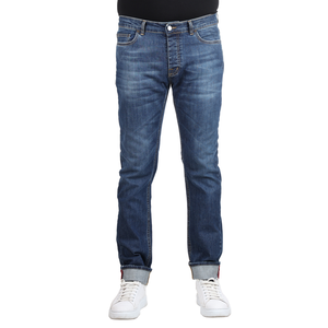 Made in Italy Private Label <b>Jeans</b> Casual Slim Fit <b>Elastic</b> Fabric Basic Wash for Wholesale 98%cotton 2% Ea - Product Image 1