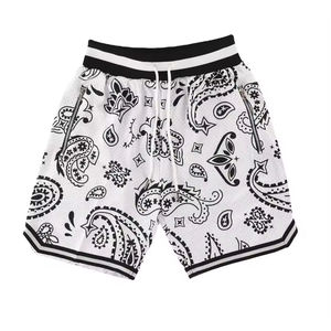 Shorts de basket-ball pour hommes jeunes, séchage rapide, sport, sublimation personnalisée, design uni, style streetwear, respirant, en maille - Product Image 6