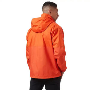 Chaqueta Cortavientos Personalizada para Hombre, con Capucha, Reversible, Impermeable, Transpirable, de Tela de Lona, Estilo Urbano, Servicio OEM - Product Image 5