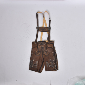 Short Brodé Allemand Lederhosen pour Homme, Vêtement Décontracté, Vêtement Festival Bavarois, Produit en Cuir Lederhosen - Product Image 3