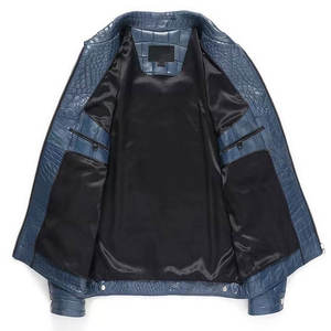 แจ็คเก็ตหนังผู้ชาย ดีไซน์โดดเด่น ทันสมัย เหมาะสำหรับใส่กลางแจ้ง ปกตั้ง ไม่ยับ ดีไซน์ยอดเยี่ยม แจ็คเก็ตสำหรับผู้ชาย - Product Image 2