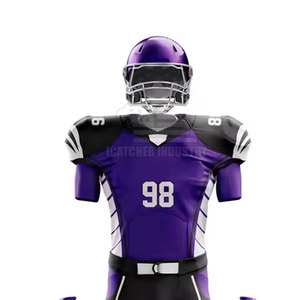 Kit complet de football américain pour enfants et adultes avec couleurs et logo d'équipe personnalisés - Product Image 4