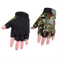 Gants de cyclisme unisexes demi-doigts de qualité supérieure, antidérapants, en cuir PU, légers et confortables pour le cyclisme