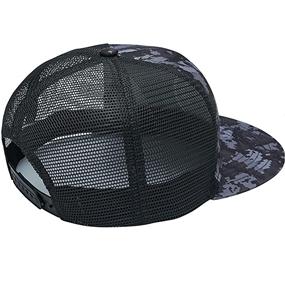Gorra de 6 Paneles con Visera Plana, Unisex, para Ciclismo, Aire Libre, Playa, Alta Calidad, Estilo Hip Hop, INJAE Personalizada 112, Malla de Camuflaje de Peces, Moda - Product Image 3