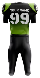 Uniforme de fútbol americano juvenil, logotipo bordado personalizado, diseño personalizado, camisetas de fútbol de malla, técnica de sublimación, patrón de número - Product Image 2