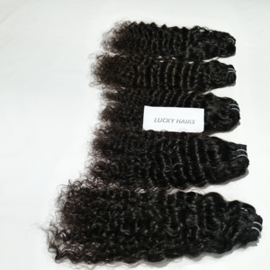 100% ผมบริสุทธิ์ที่ยังไม่ได้ผ่านการทำผมสำหรับฟอกสีผมธรรมชาติจากเวียดนามทอสองชั้นสีดำสำหรับต่อผมผู้หญิง - Product Image 1