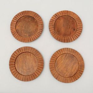 Assiette incrustée de nacre en bois de manguier Plat décoratif artisanal pour décoration de table Service de salle à manger élégant Plateau de cuisine Cadeau - Product Image 2
