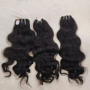 Cabello virgen. Express 12a Cabello humano virgen crudo, tejido de cabello ondulado natural, precio al por mayor Envío rápido - Product Image 1