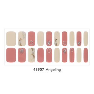 ShineB แผ่นติดเล็บเจล #45907 Angeling,ที่ห่อเล็บที่ขายดีที่สุดและสติกเกอร์ติดเล็บที่ดูมีเสน่ห์ง่ายผลิตในเกาหลี - Product Image 2