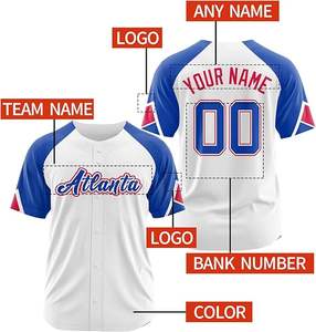 Uniformes de Béisbol Personalizados de Alta Calidad, Diseño Transpirable de Secado Rápido, 100% Poliéster, Nombre y Número Impresos por Transferencia de Calor - Product Image 4
