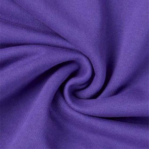 Autumn Winter Warm Men's Pullover Hooded Sweatshirts Custom Embroidered <b>Purple</b> Cotton Basics Long Sleeve Fleece <b>Hoodies</b> - Product Image 3