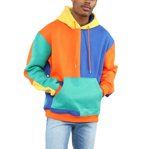 Sweat à capuche pull lourd 500gsm de haute qualité pour hommes motif imprimé éponge française épaule tombante sans cordes surdimensionné pour capuche - Product Image 2