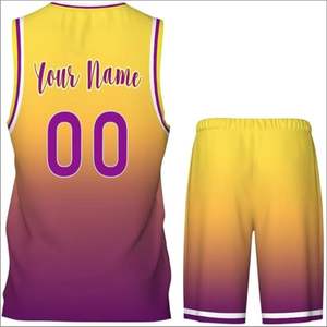 Vêtements d'entraînement légers sans manches à séchage rapide personnalisés en usine ensembles de vêtements de basket-ball d'été respirants imprimés de grande taille - Product Image 4