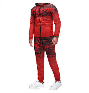 Survêtement en coton et polyester camouflage pour hommes jogging unisexe personnalisé en gros pour adultes pour l'hiver course à pied sublimation - Product Image 4