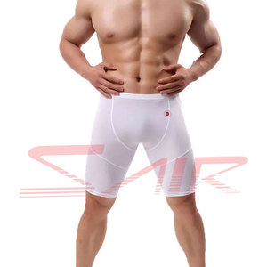 Short de compression en coton pour hommes Nouveau design Logo imprimé personnalisé Cordon de serrage respirant Taille personnalisée-Usine-Meilleure toile vendue - Product Image 4