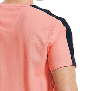 Respirant nouveau Style hommes T-shirt vente chaude prix de gros conception de Logo personnalisé hommes 100% coton T-shirt pour hommes coupe ample - Product Image 5