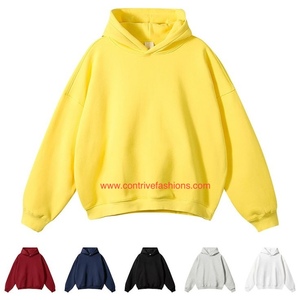 เสื้อฮู้ดผู้ชายแฟชั่นลำลองสีพื้นผ้าฟลีซ ปักโลโก้ตามสั่ง พิมพ์ลายดิจิทัล มีซับใน แห้งเร็ว - Product Image 3
