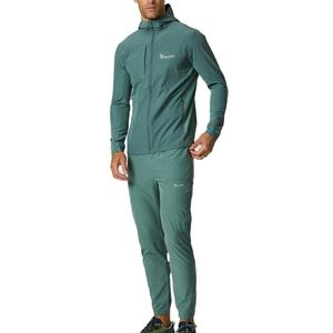 Ensemble de survêtement de sport personnalisé pour la course à pied et l'entraînement, avec cordon de serrage réglable à la taille et poche zippée - Product Image 1