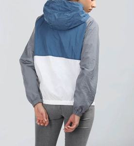 Chaqueta Cortavientos con Capucha Personalizada para Mujer, Impermeable, 100% Poliéster, Cierre de Cremallera, Talla Grande, Ropa de Abrigo para Invierno - Product Image 2