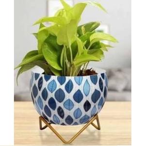 Jardinière en métal moderne à motifs faits à la main, grande, pour la maison, décoration intérieure et extérieure, pots de fleurs et jardinières en métal pour le jardin - Product Image 1