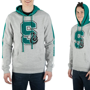 Pakistán hizo personalizado Chenille bordado de gran tamaño de peso pesado de algodón mezclado de lana Chenille bordado sudaderas con capucha para hombres - Product Image 6