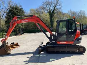 รถขุดขนาดเล็ก Kubota KX040-5 มือสอง สภาพดี พร้อมใช้งาน เครื่องยนต์ดีเซลสำหรับงานหนัก เหมาะสำหรับงานก่อสร้าง - Product Image 1