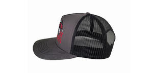 Casquette de camionneur personnalisée à 6 panneaux de profil central, casquette de sport structurée en coton de haute qualité pour adultes, produite dans une usine au Vietnam - Product Image 2