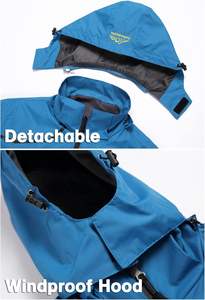 Veste coupe-vent légère résistante à l'eau pour hommes Équipement d'extérieur d'hiver élastique respirant et confortable - Product Image 5