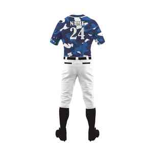 Conjunto de pantalones y Jersey de béisbol de alta calidad de poliéster 100% de talla grande para hombre hecho a medida, ropa de béisbol Premium - Product Image 5