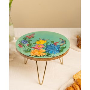 Hammered Work Trendy New Collection Table <b>Cake</b> Display <b>Stand</b> Finest Quality Large Size 2 Tier Classic Wedding Table <b>Cake</b> <b>Stand</b> - Product Image 6