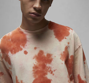 Vente chaude rétro lavé demi manches T-Shirt hommes surdimensionné goutte épaule Streetwear T-Shirts prix de gros T-Shirts THT PORTE - Product Image 2