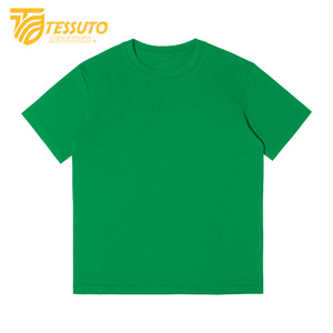 T-shirt super lourd 100% coton Tessuto pour hommes et femmes T-shirt vierge de haute qualité imprimé sur mesure - Product Image 3