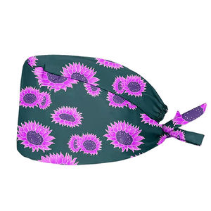 Gorro de Enfermera de Tela Suave con Elegante Diseño Geométrico Diseñado para Comodidad en Largas Jornadas en Entornos Clínicos - Product Image 1