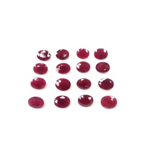 7x9mm chất lượng cao 100% tự nhiên Châu Phi <span class=keywords><strong>Ruby</strong></span> sâu máu đỏ hình bầu dục cắt lỏng đá quý đối với trang sức làm ở mức giá tốt nhất - Product Image 3