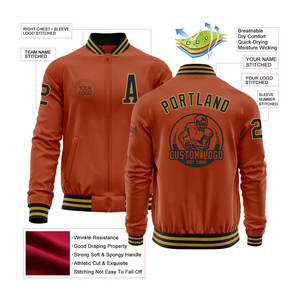 Meilleure vente 2026 – Blouson bomber décontracté pour homme, personnalisable, en polyester, grandes tailles, fermeture éclair, idéal pour l'hiver - Product Image 5